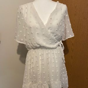 Tie waist, Pom Pom dress